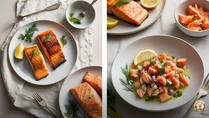 receitas com salmão