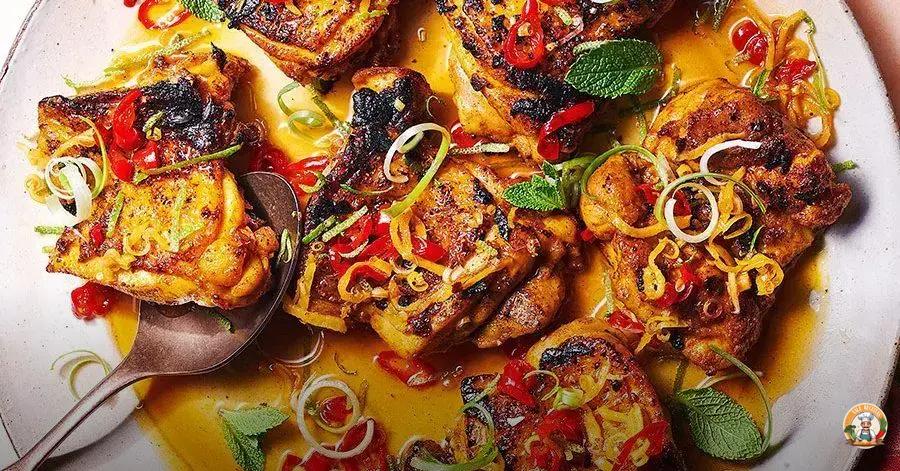 receita de coxas de frango grelhadas