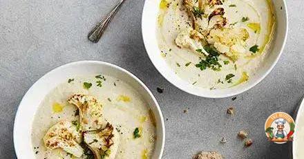 receita de sopa de couve-flor