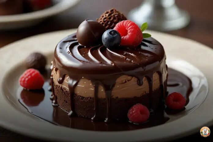 pudim de chocolate