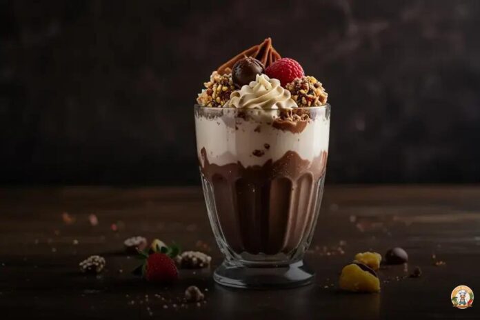 gelado de chocolate fácil