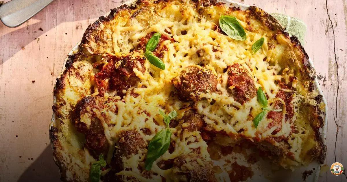 ragu de almôndegas com batata