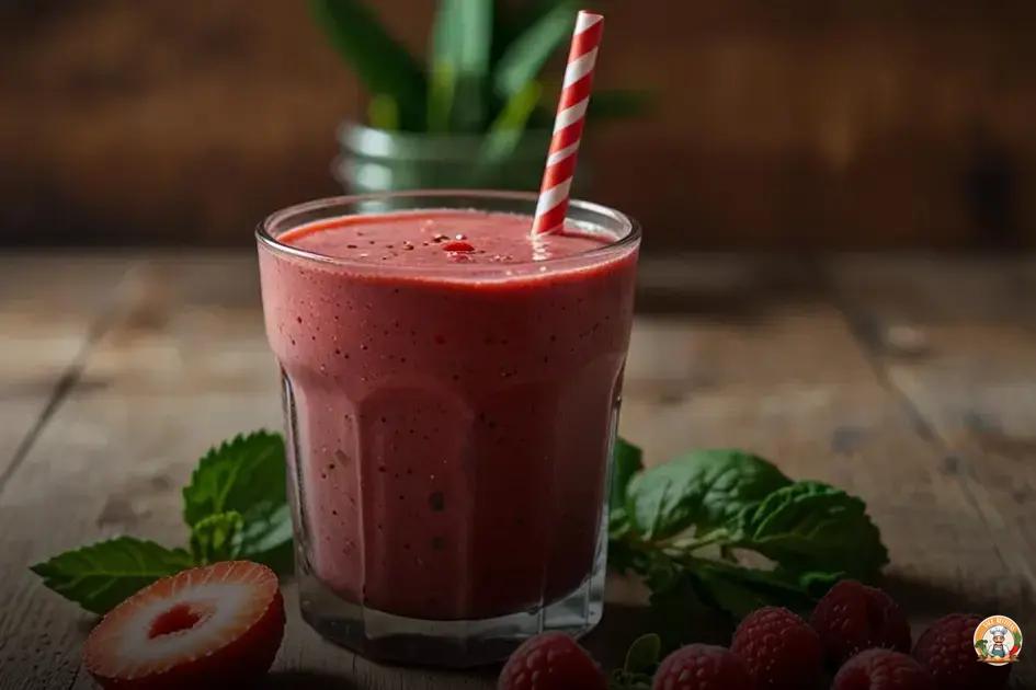 smoothie detox frutas vermelhas