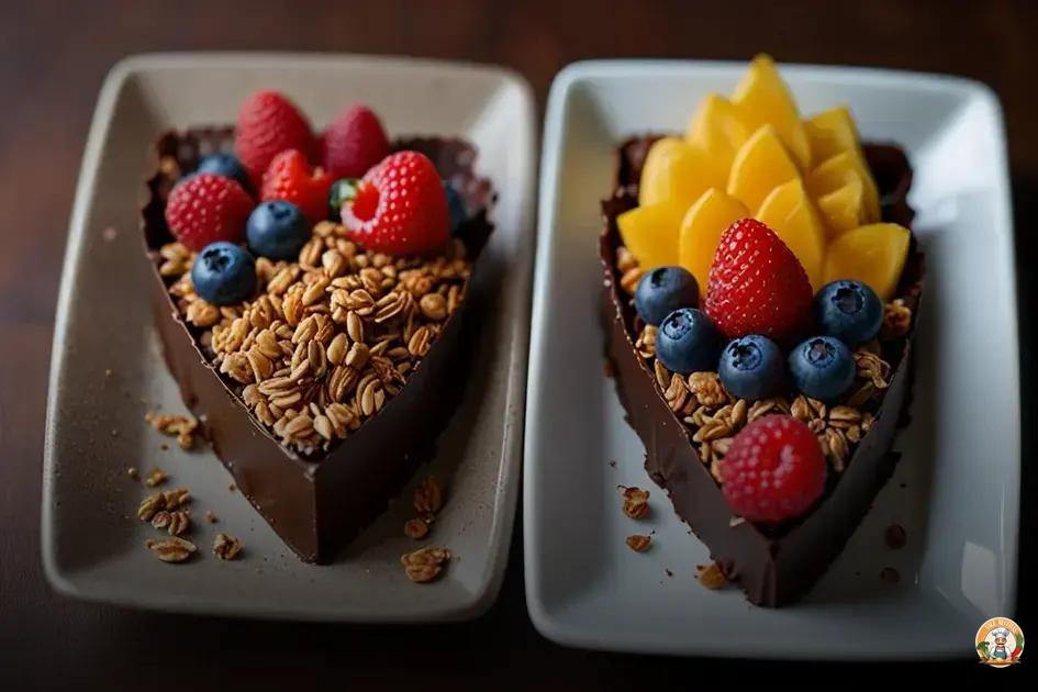 sobremesa vegana de chocolate fácil