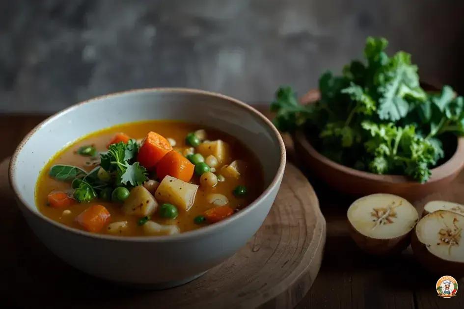 sopa de legumes caseira fácil