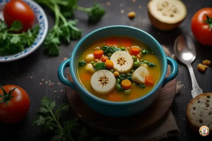 sopa de legumes caseira fácil