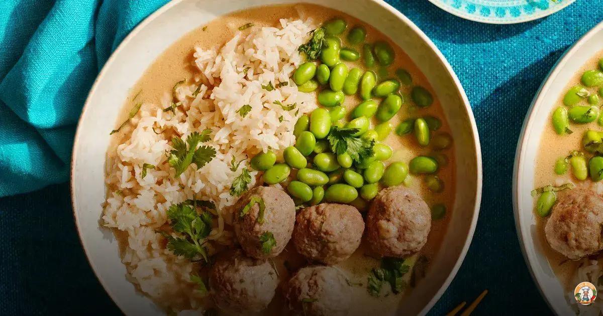 almôndegas de limão e alho