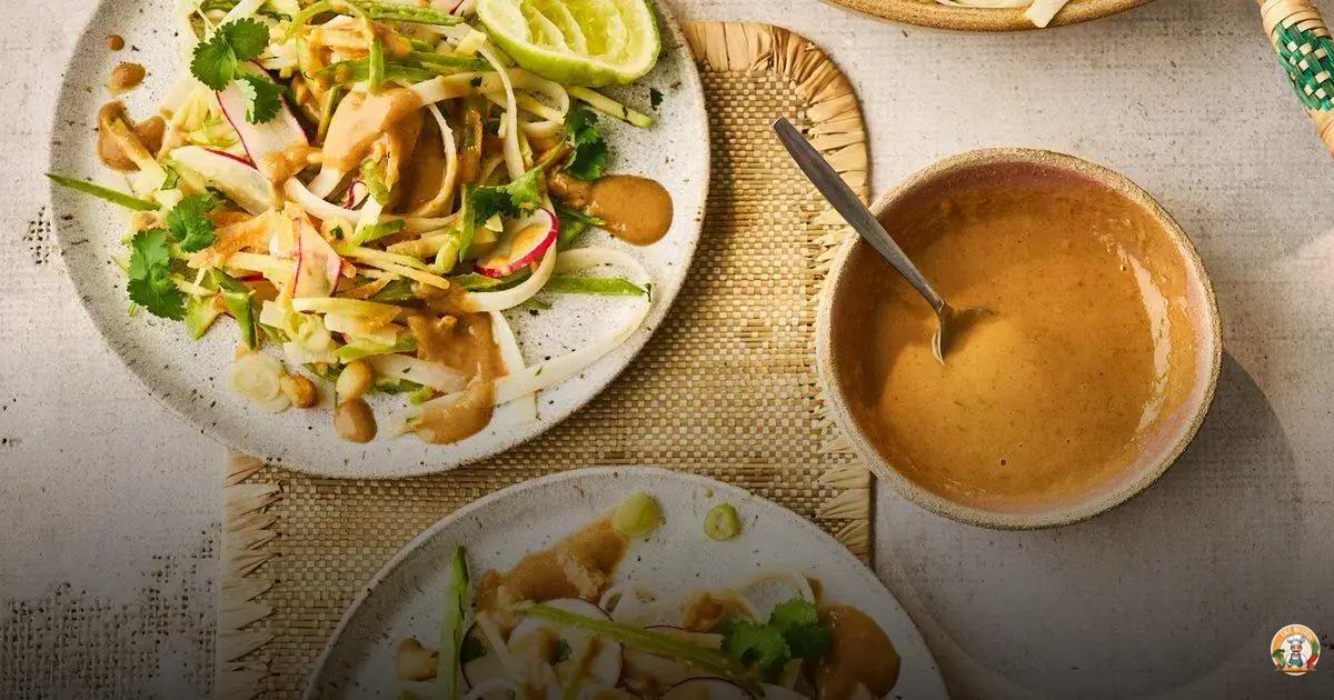 salada de maçã ao estilo tailandês