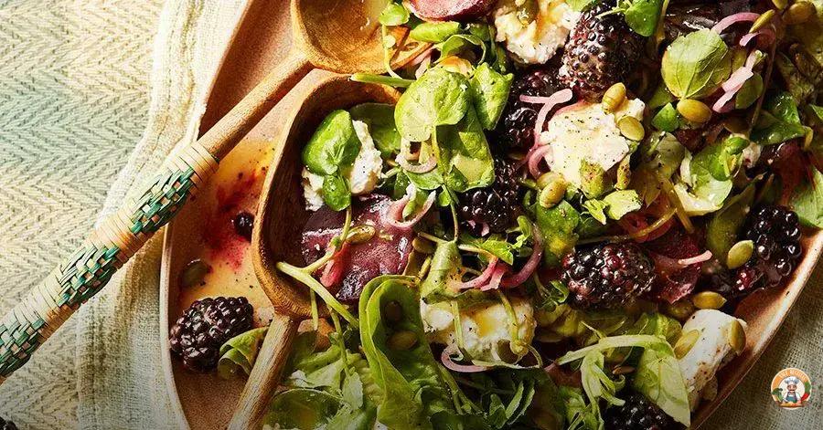 salada de ricota e frutas