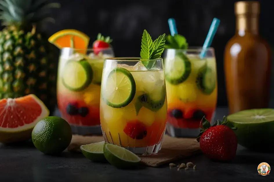 caipirinha de frutas tropicais