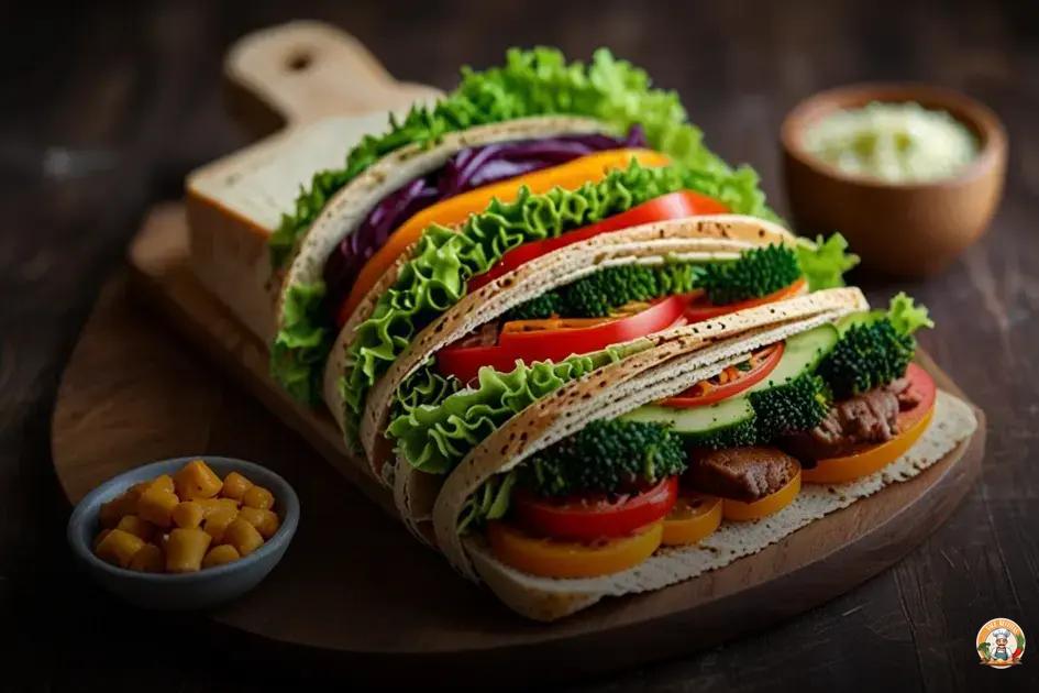 lanche vegetariano saudável e simples