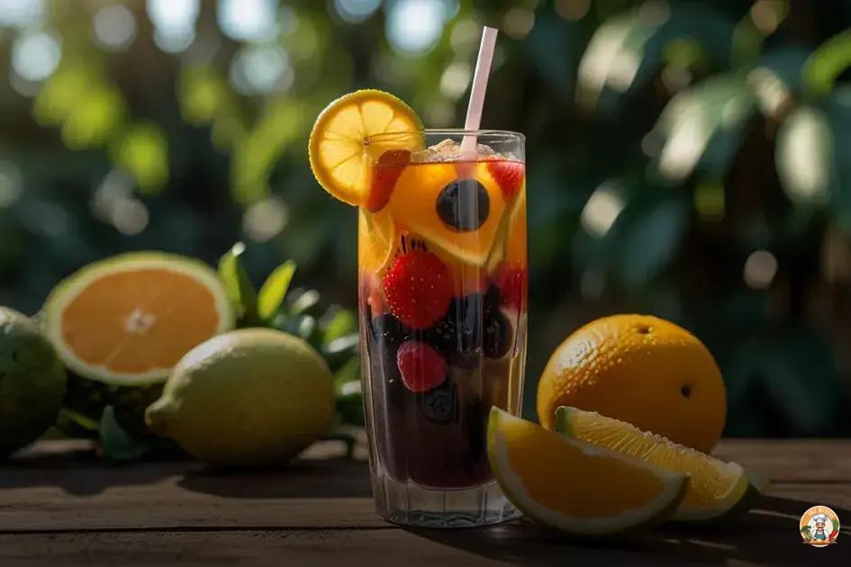 receita de bebida gelada refrescante