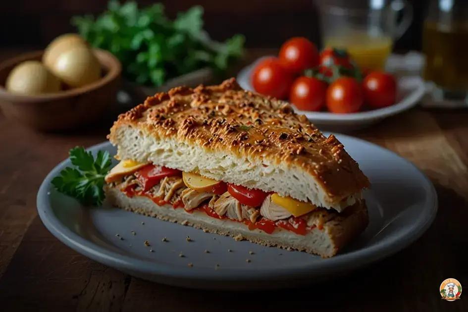 torta de frango de liquidificador rápida