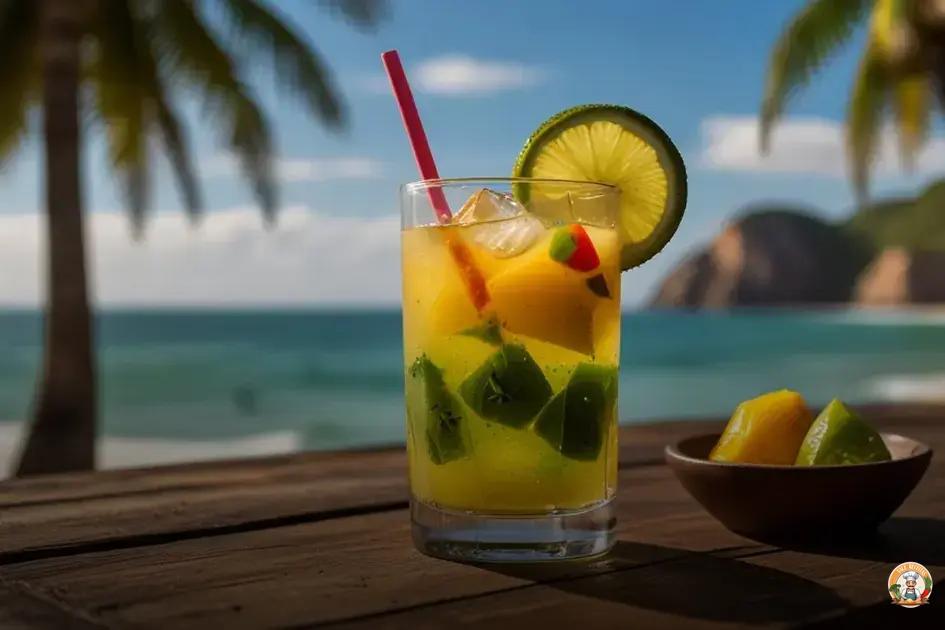 caipirinha de frutas tropicais