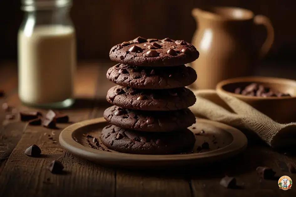 biscoitos de chocolate caseiros