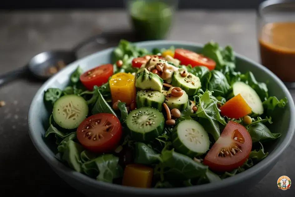 receita de salada vegana saudável
