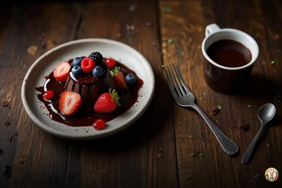 sobremesa vegana de chocolate fácil