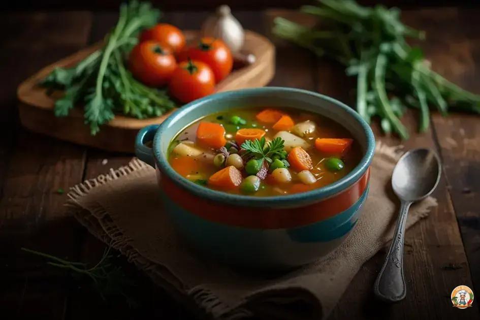 sopa de legumes caseira fácil e rápida