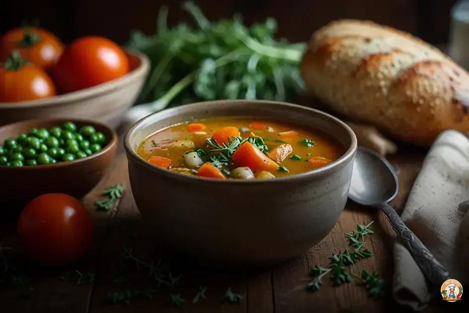 receita de sopa de legumes caseira