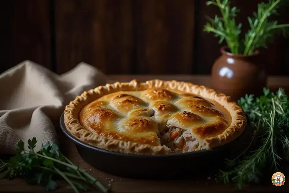 torta de frango de liquidificador fácil