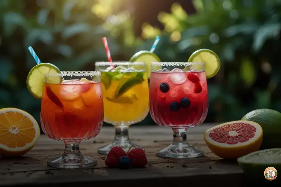 coquetéis refrescantes sem álcool