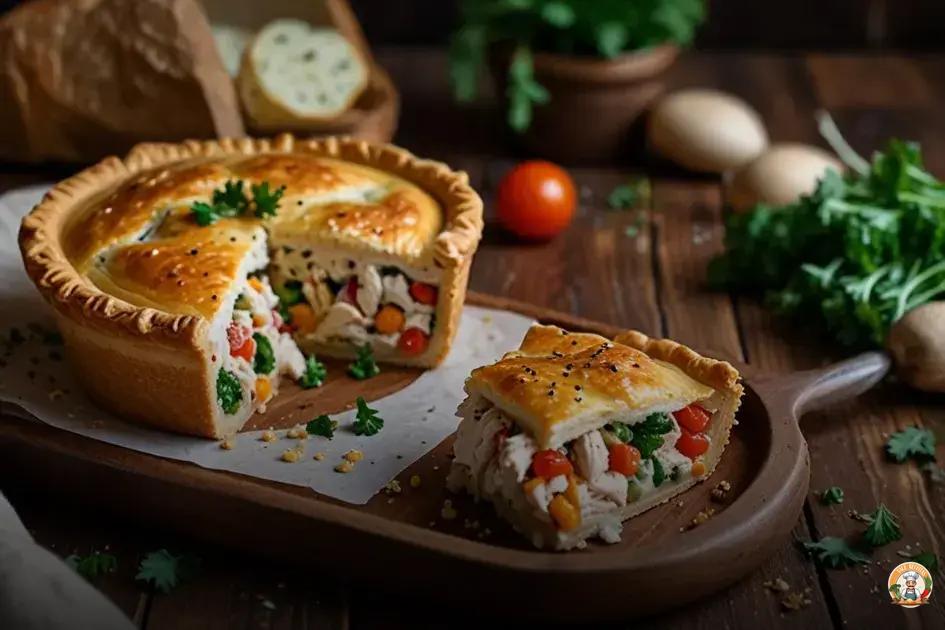 torta de frango de liquidificador fácil