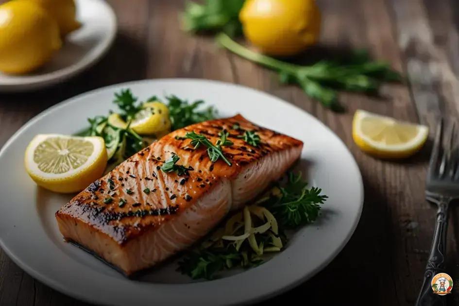 receita de salmão grelhado fácil