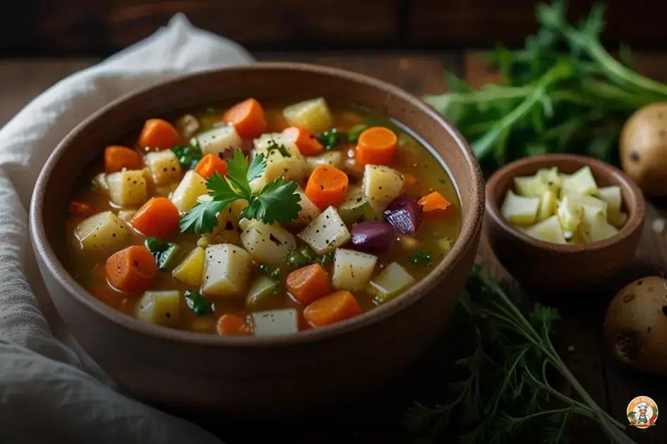 sopa de legumes caseira fácil