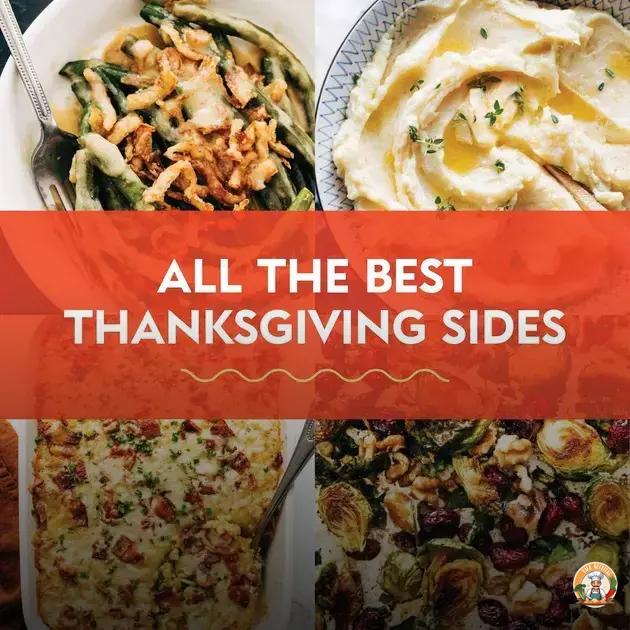 acompanhamentos de Thanksgiving