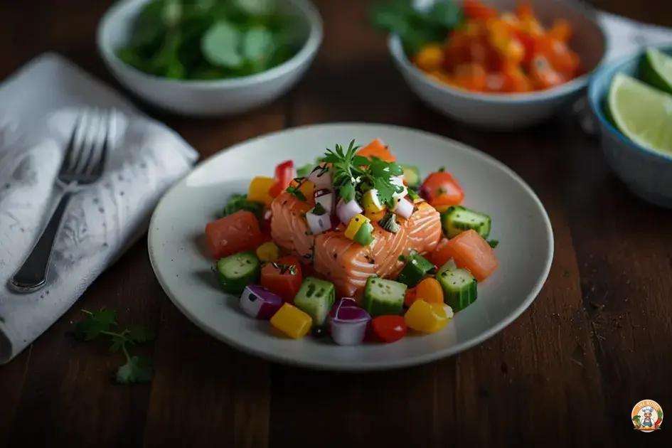 como fazer ceviche de salmão