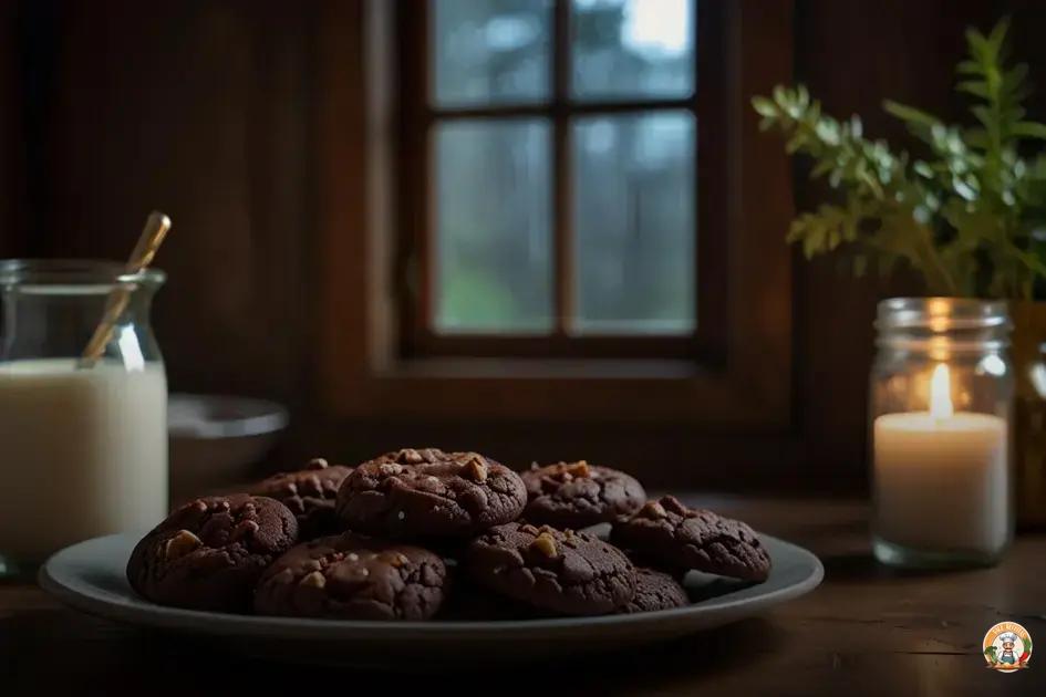 biscoitos de chocolate caseiros