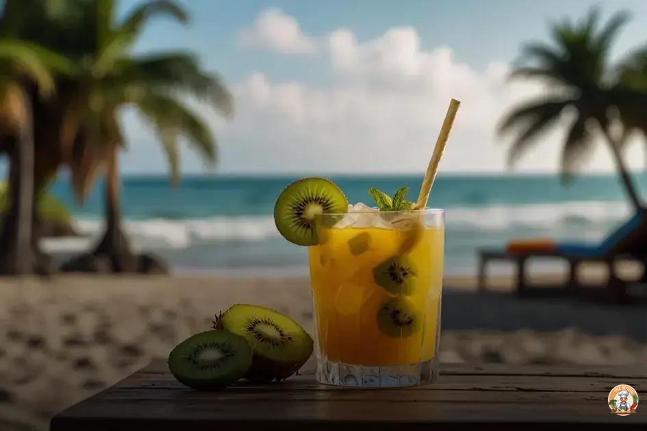 coquetel de frutas tropicais