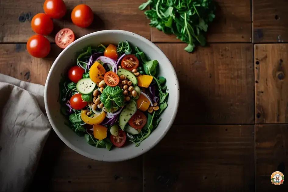 salada vegana refrescante