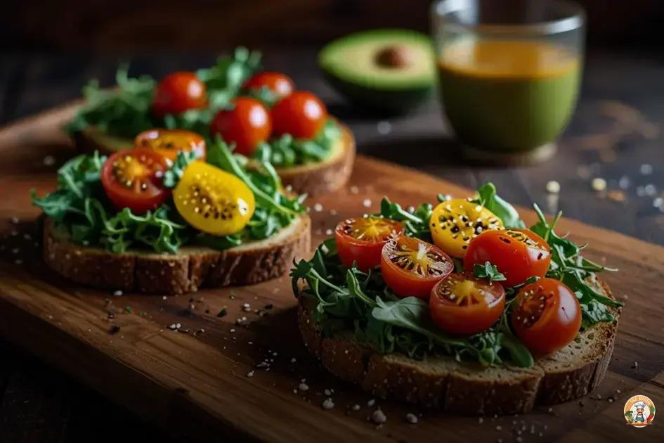 torradinhas de abacate saudáveis