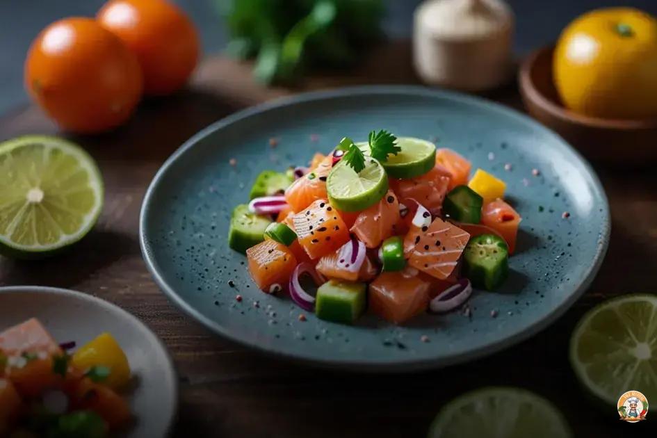 Receita de Ceviche de Salmão Fresco