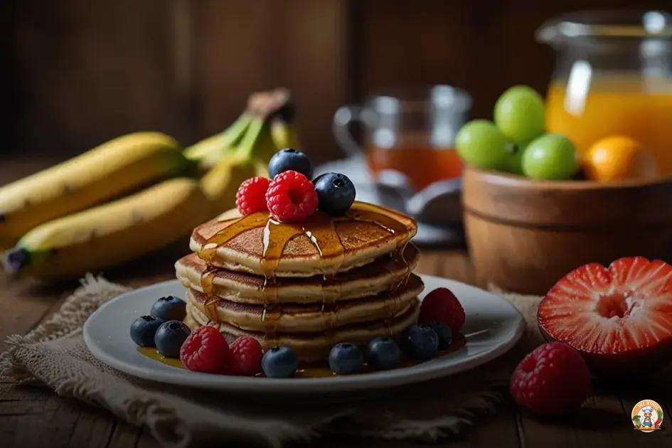 panquecas de banana saudáveis