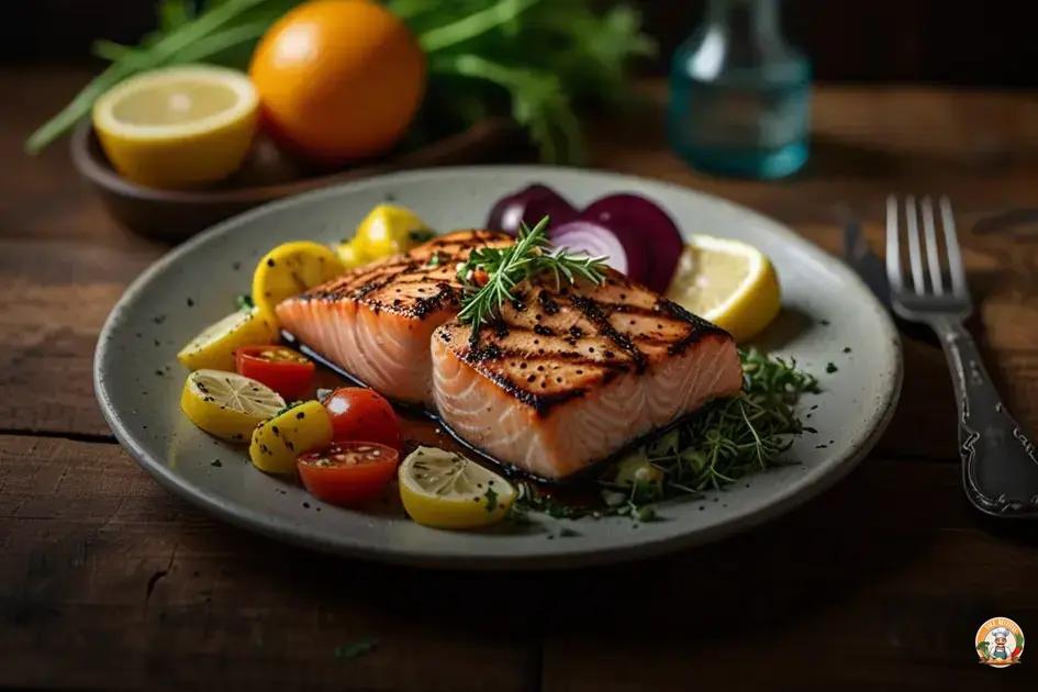 receita de salmão grelhado com ervas