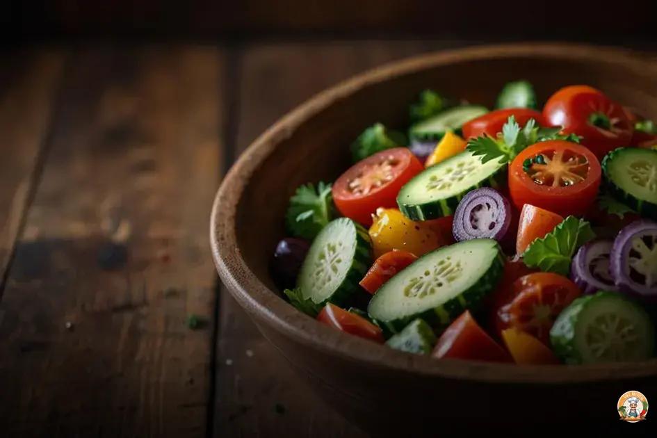 salada vegana colorida receita fácil