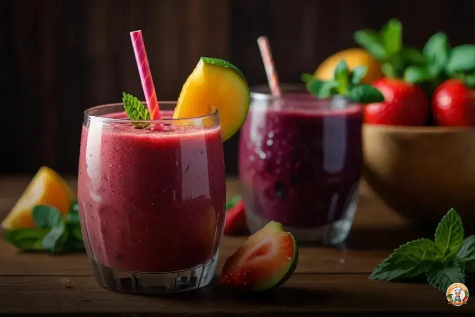 smoothie detox de frutas