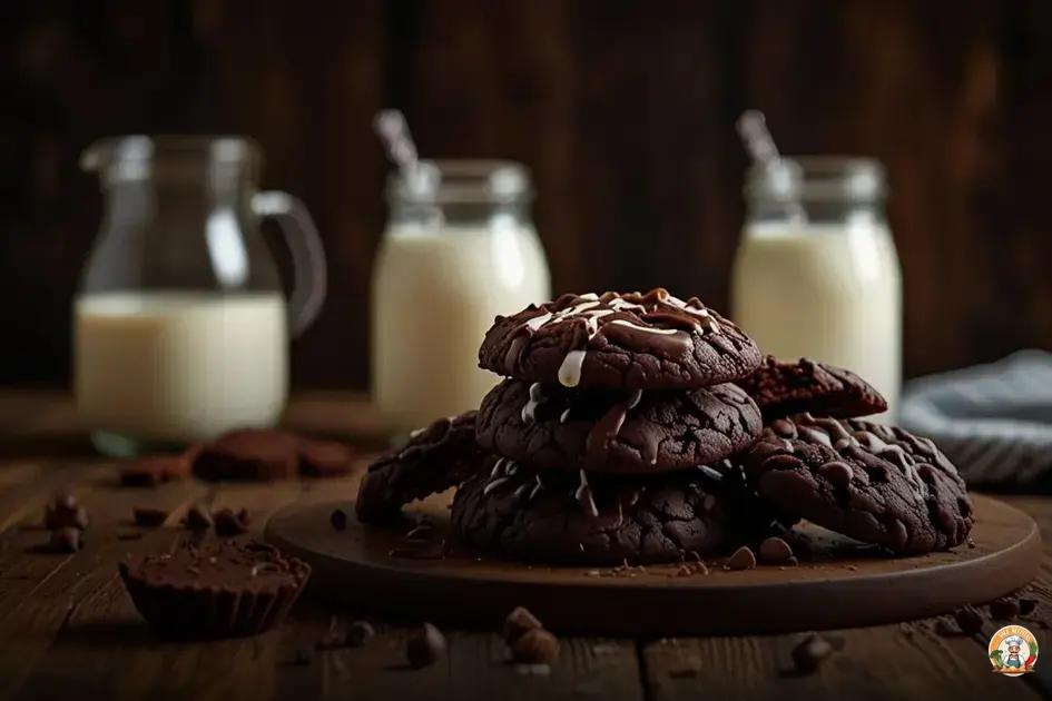 cookies de chocolate caseiros